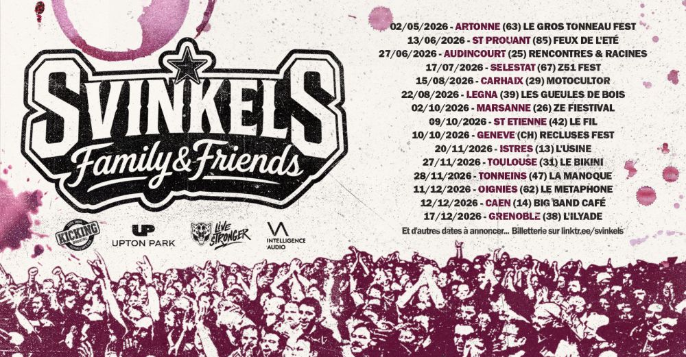 Tournée Svinkels - Tour 25/26